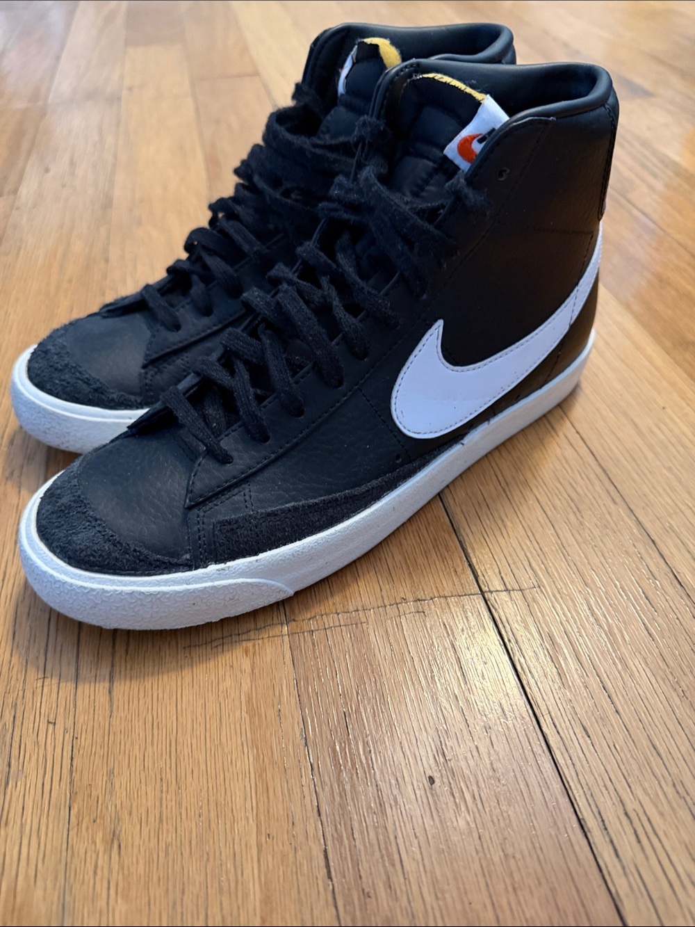 Nike Blazers - Black & White High-Top Sneakers
